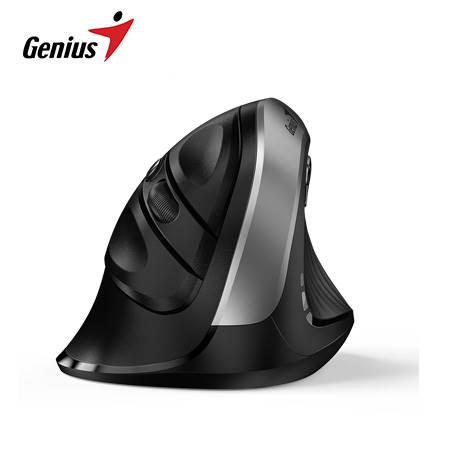 MOUSE GENIUS ERGO 8250S WIRELESS VERTICAL 6-BOT SILVER GREY (31030031401)