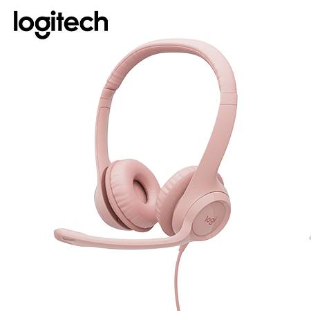 [0029823] AUDIFONO C/MICROF. LOGITECH H390 USB NOISE CANCELLING ROSE (981-001280)