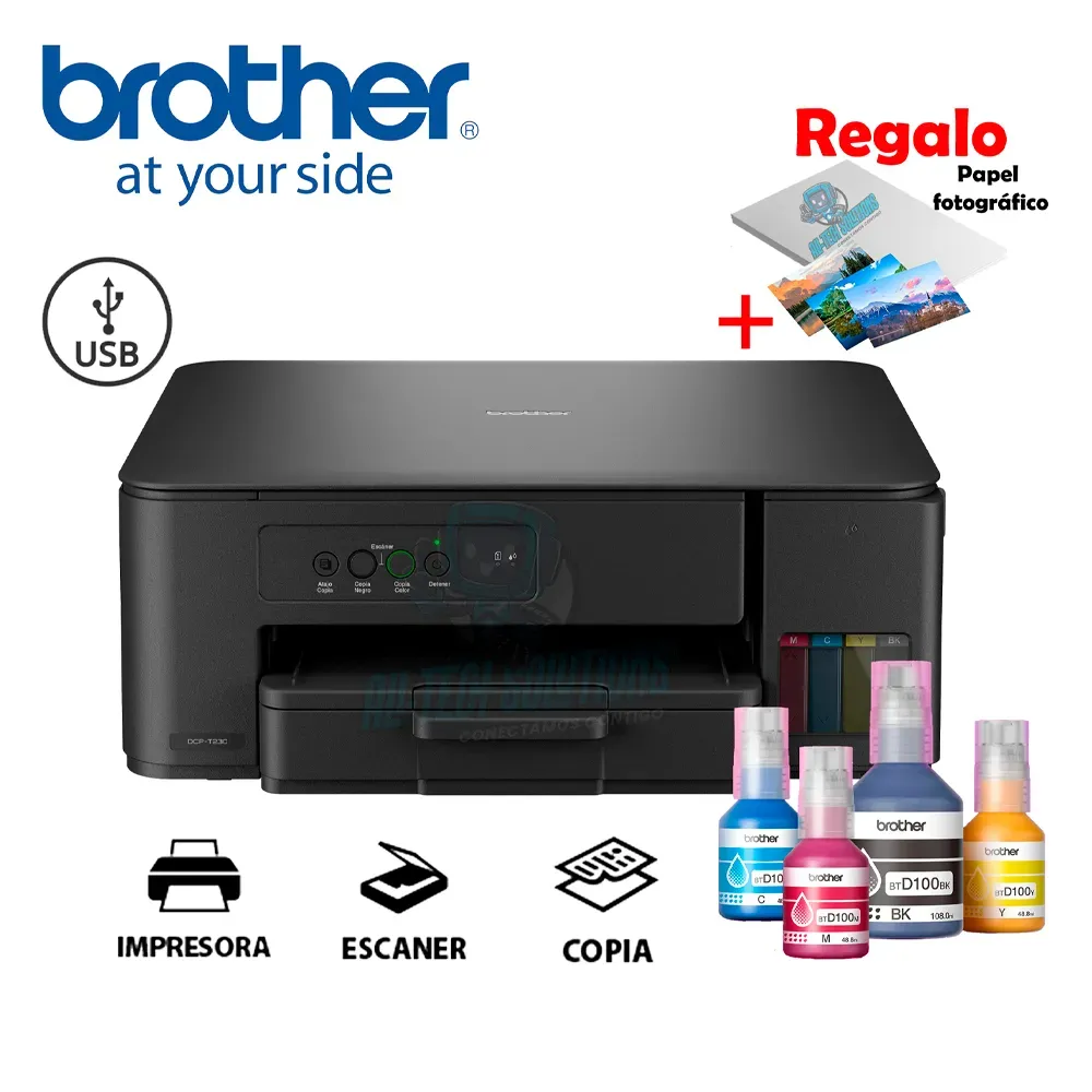 IMPRESORA BROTHER MULTIFUNCIONAL DE TINTA DCP-T230