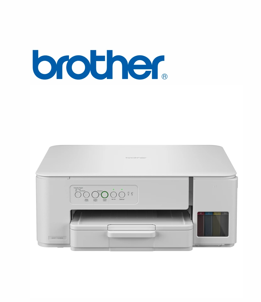 IMPRESORA BROTHER MULTIFUNCIONAL DE TINTA DCP-T436W BLANCA