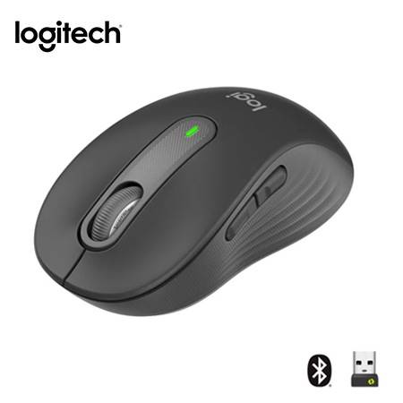 [0027859] MOUSE LOGITECH SIGNATURE M650 SILENT LARGE WIRELESS/BLUETOOTH BLACK (910-006231)