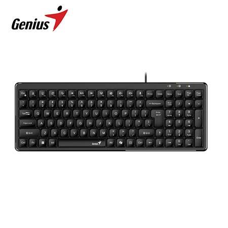 [0030929] TECLADO GENIUS LUXEMATE 120 AI COPILOT USB MULTIMEDIA/EDICIÓN SP BLACK (31310059401)