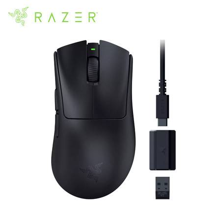 [0029755] MOUSE RAZER DEATHADDER V3 HYPERSPEED 26K DPI MULTI-DISPOSITIVO 100H WIRELESS / USB-A SWITCH OPTICO 90M BLACK (RZ01-05140100-R3U1)