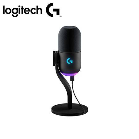 MICROFONO LOGITECH YETI GX SUPERCARDIOID USB P/STREAMING RGB LIGHTSYNC BLACK (988-000568)
