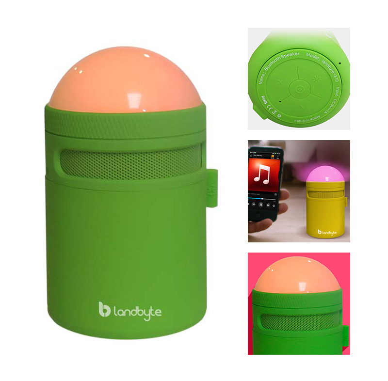 [190283] Parlante inalámbrico LandByte BV310, Bluetooth, Iluminación Led, recargable.