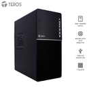 Case Teros TE-1037S, Factor de forma ATX, 250 W, USB 3.0 / 2.0, Audio, Negro.