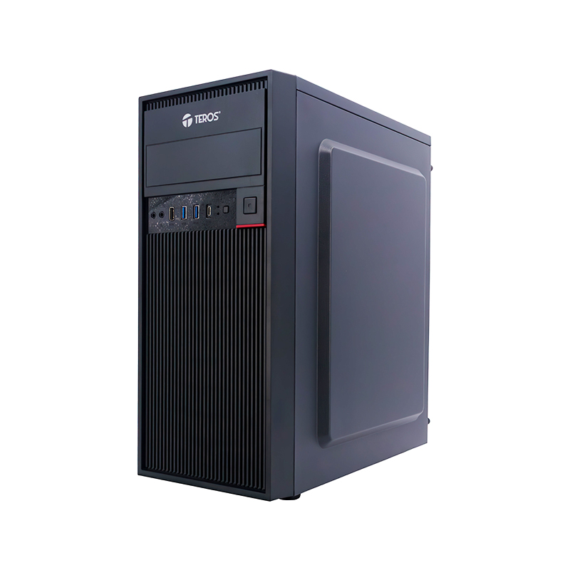 Case Gamer Teros TE-1319G, Mid Tower, 450W, USB 3.0 / 2.0, Audio, Negro