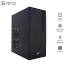 Case TEROS TE-1034S, Mini Tower ATX, 250 W, USB 3.0 / 2.0, audio HD, negro