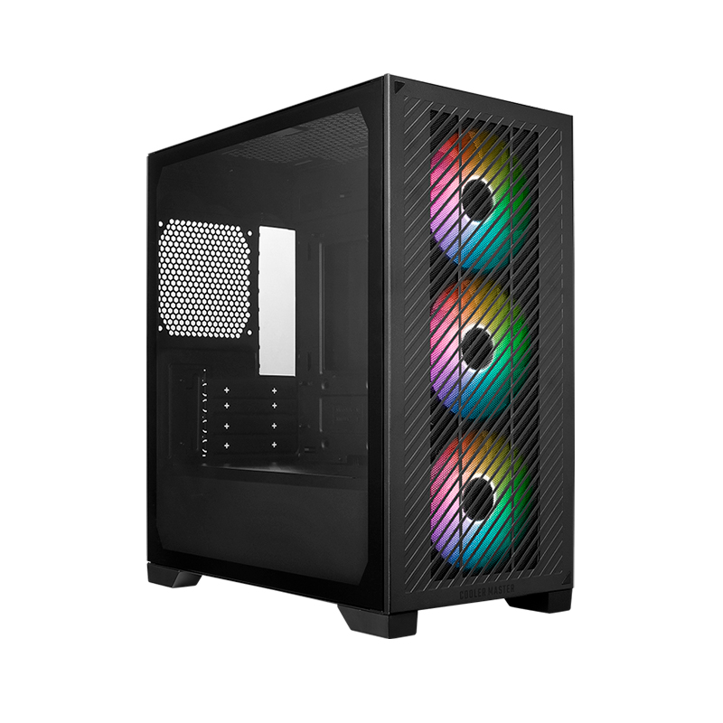 Case Cooler Master Elite 301, MiniTower, Negro, ATX, USB 3.2 Gen 1 Tipo-C / Tipo-A, Audio