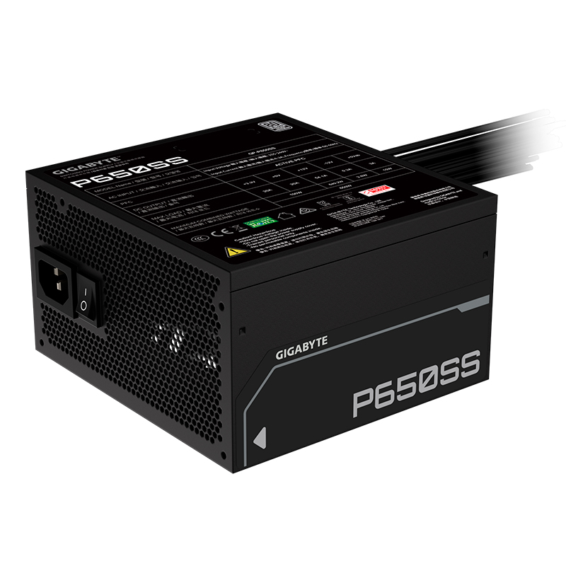 [448157] Fuente de alimentación Gigabyte P650SS , 650W, 80 PLUS Siver, Formato ATX.