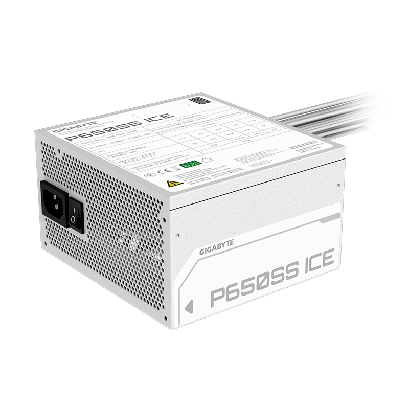 Fuente de alimentación Gigabyte P650SS ICE , 650W, ATX, 80 Plus Silver.