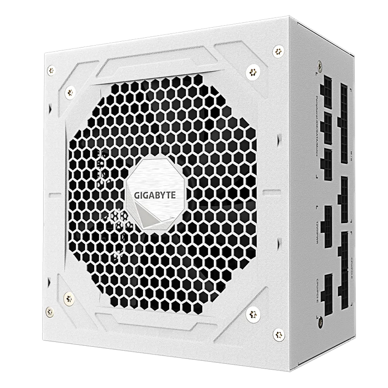 Fuente de alimentación Gigabyte UD850GM PG5W, 850W, 80 PLUS Gold, Formato ATX.