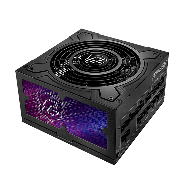 Fuente de alimentación Asrock PG-1000G, 1000W, ATX, 80 Plus Gold.