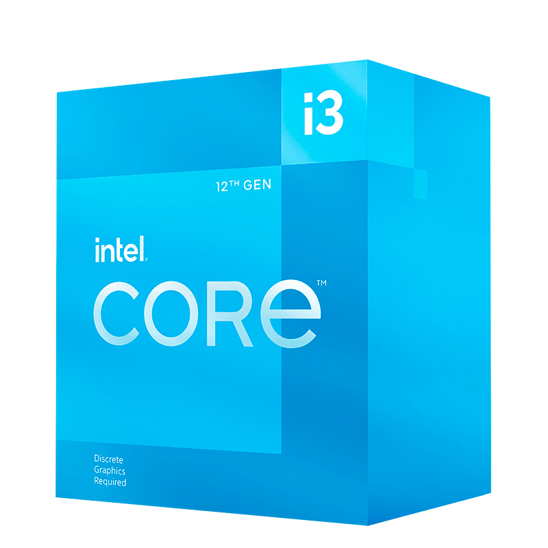 [383117] Procesador Intel Core i3-12100F, 3.30/4.30GHz, 12MB SmartCaché, LGA1700, Intel 7(10nm)
