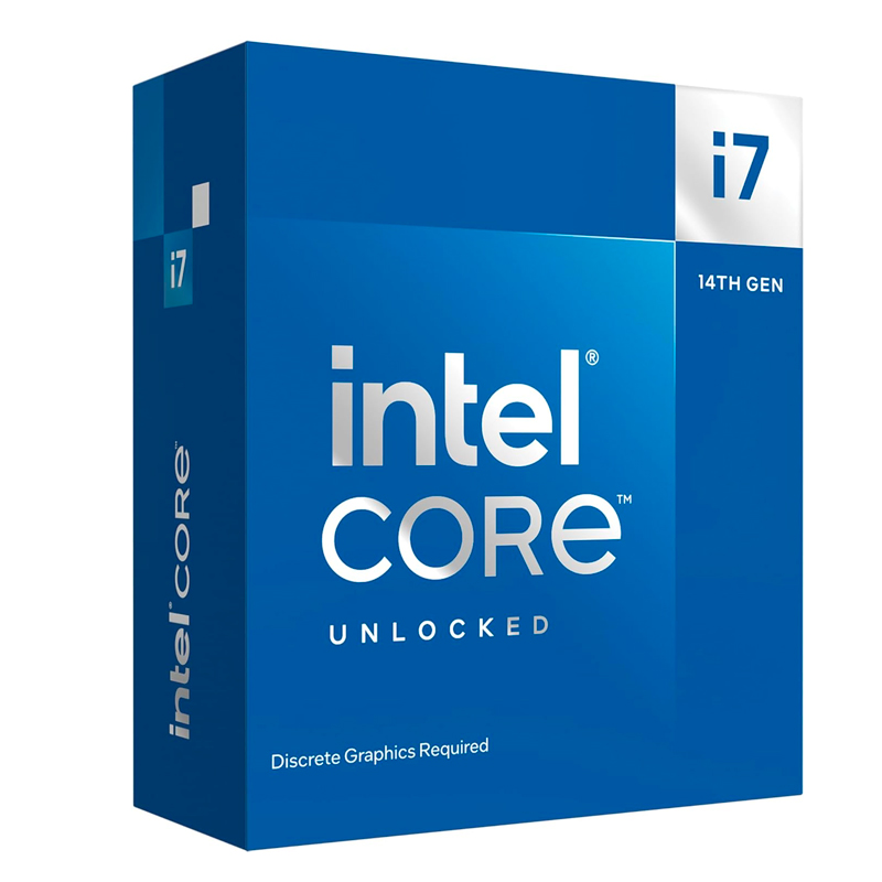 [425315] Procesador Intel Core i7-14700KF 3.40/5.60GHz, 33 MB Intel Smart Caché, LGA1700, 125W/253W