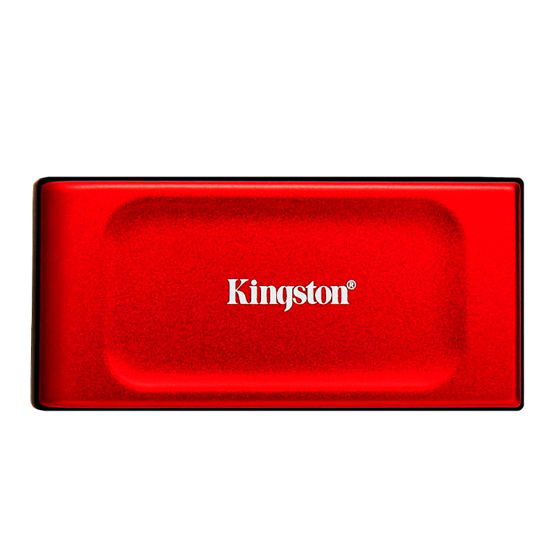 [455266] Unidad en estado sólido externa Kingston XS1000, 2TB, USB 3.2 Gen 2 Tipo-C, Color Rojo
