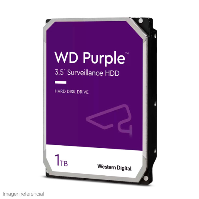 [423984] Disco duro Western Digital WD Purple, 1TB, SATA 6.0 Gb/s, 5400 RPM, 64MB Cache, 3.5".