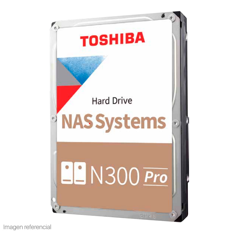 Disco duro Toshiba N300 PRO, 16TB NAS, SATA 6.0Gb/s, 7200rpm, 512MB Cache, 3.5".