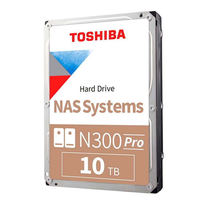 Disco duro Toshiba N300 PRO NAS, 10TB, SATA 6.0Gb/s, 7200rpm, 512MB Cache, 3.5".