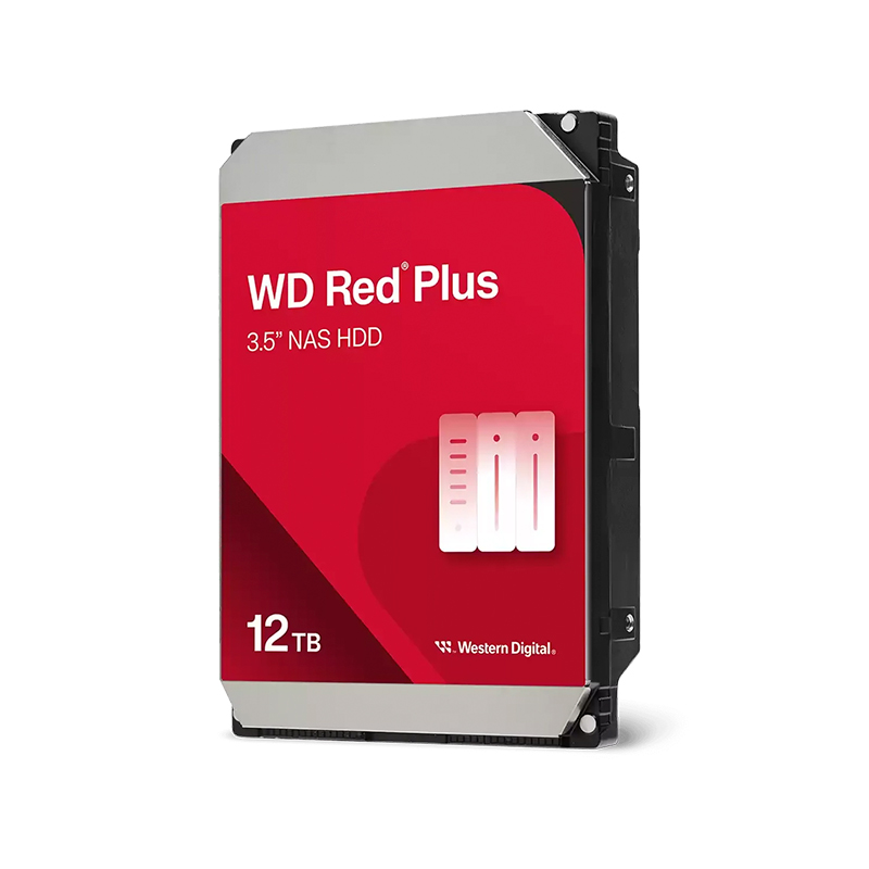 [480118] Disco duro Western Digital Red Plus NAS WD120EFGX, 12TB, SATA, 7200rpm, 3.5", Cache 512MB