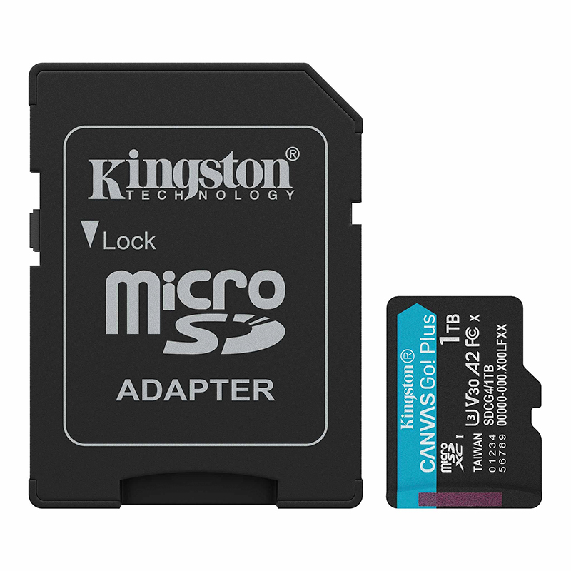 Tarjeta de Memoria Kingston Micro SD 1TB Canvas Go! Plus