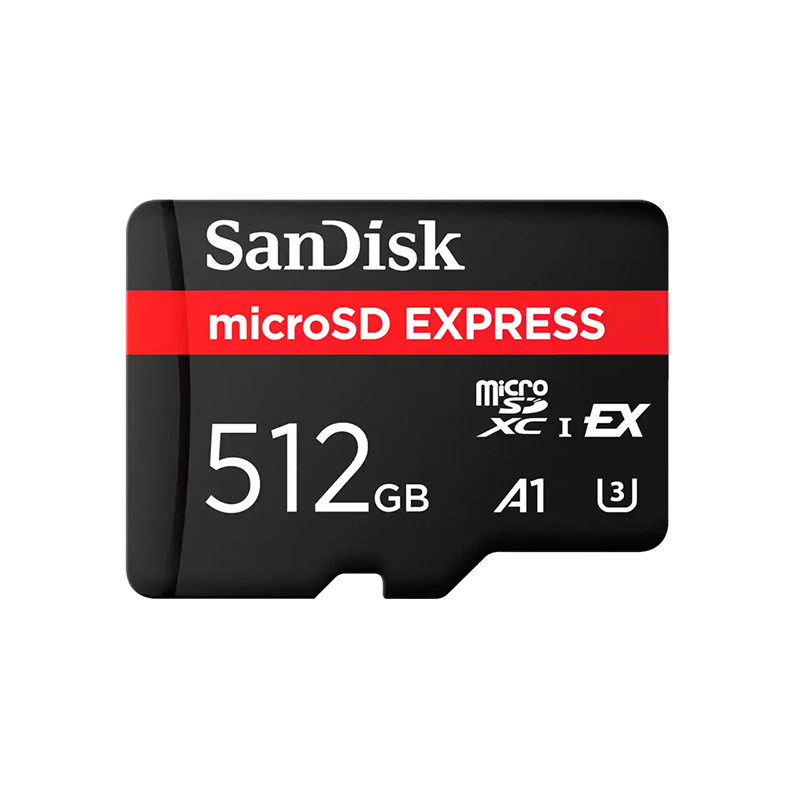 [491717] Memoria Flash SanDisk microSD Express 512GB, Interfaz: PCIe Gen 3