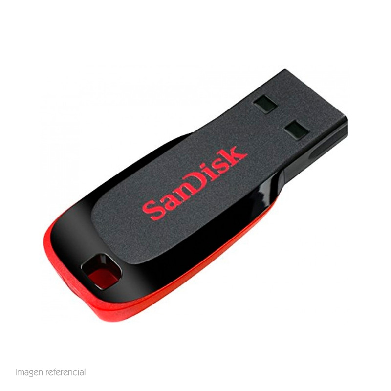 [224859] Memoria Flash USB SanDisk Cruzer Blade , 64GB, USB 2.0, presentación en colgador.