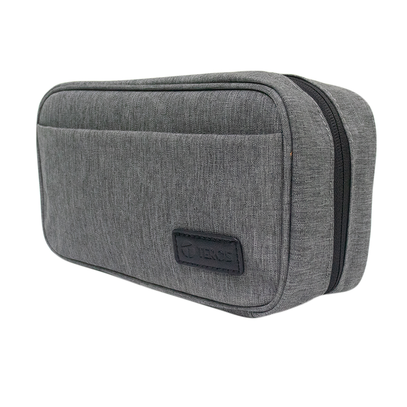 [422975] Cartuchera ﻿/ Estuche ﻿/ ﻿Organizador / Portacables TEROS TE-ACS9014, gris