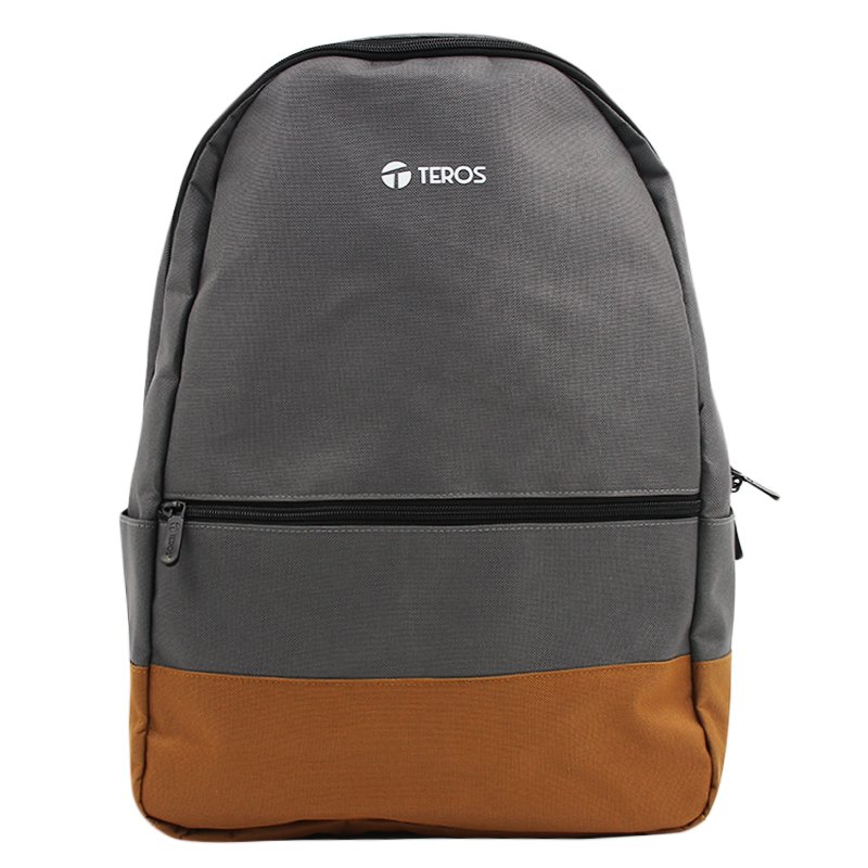 Backpack Teros Nova TE-ACS9020GR, para Notebooks de hasta 15.6", Color Gris/Marrón