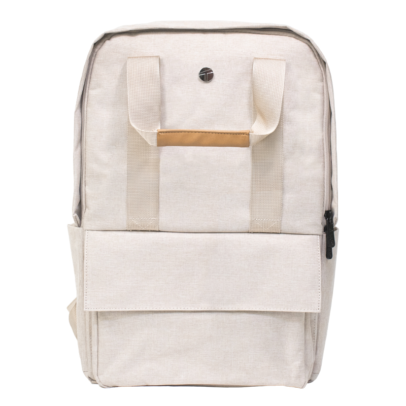 Backpack Teros City II TE-9026BG, para notebooks de hasta 15.6", Color Beige