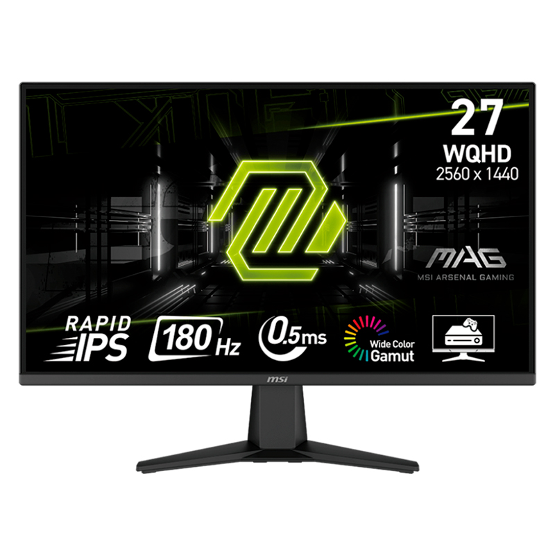 [453788] Monitor plano gaming MSI MAG-275QF, 27" WQHD Rapid IPS, 180 Hz, 0.5 ms, HDMI, DP