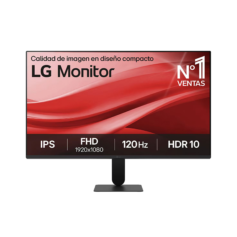 [503545] Monitor LG 27” FHD/IPS/120Hz/HDMI/VGA/Headphone-out