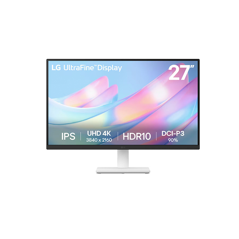 Monitor LG 27US500-W Plano 27” UHD 4K IPS / HDMI x2 / DP / Audio-Out