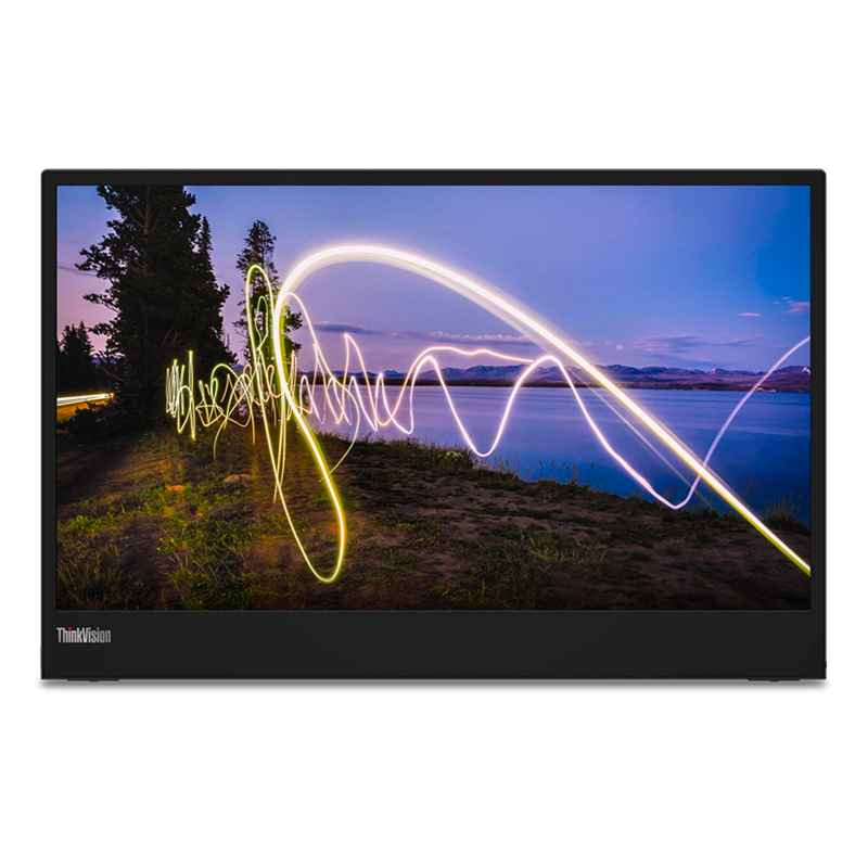 Monitor Lenovo ThinkVision M15 15.6" WLED IPS 1920x1080, 2x USB-C 3.2 G1 (DP 1.2 Alt Mode)