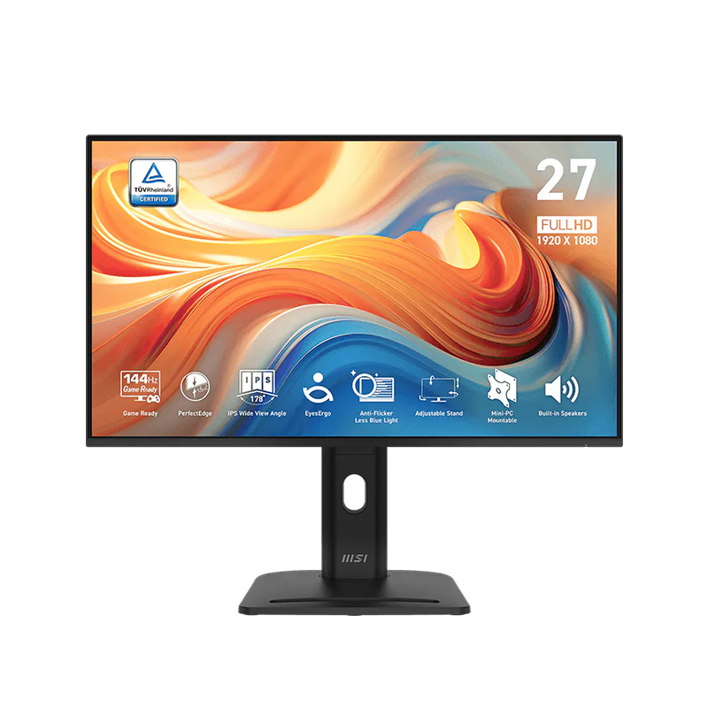 [512904] Monitor Plano MSI PRO MP275PG E14, 27" FHD IPS, HDMI, DP, Headphone Out