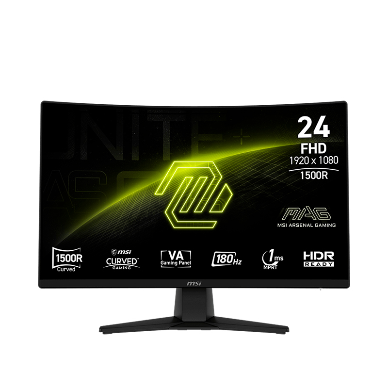 [477569] Monitor MSI MAG 242C Curvo (1500R) 23.6”, FHD VA, HDMI / DP / Headphone-Out