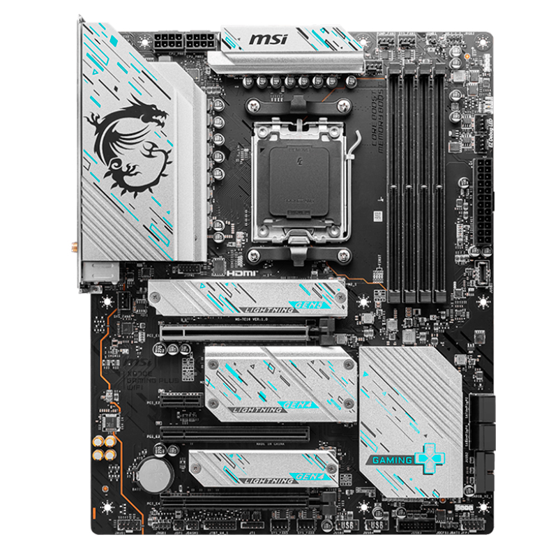 Motherboard MSI X670E GAMING PLUS WIFI , Chipset AMD X670E, Socket AMD AM5, ATX
