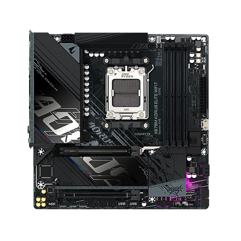 [508606] Motherboard GIGABYTE X870M AORUS ELITE WIFI7, Chipset AMD X870, Socket AMD AM5, mATX