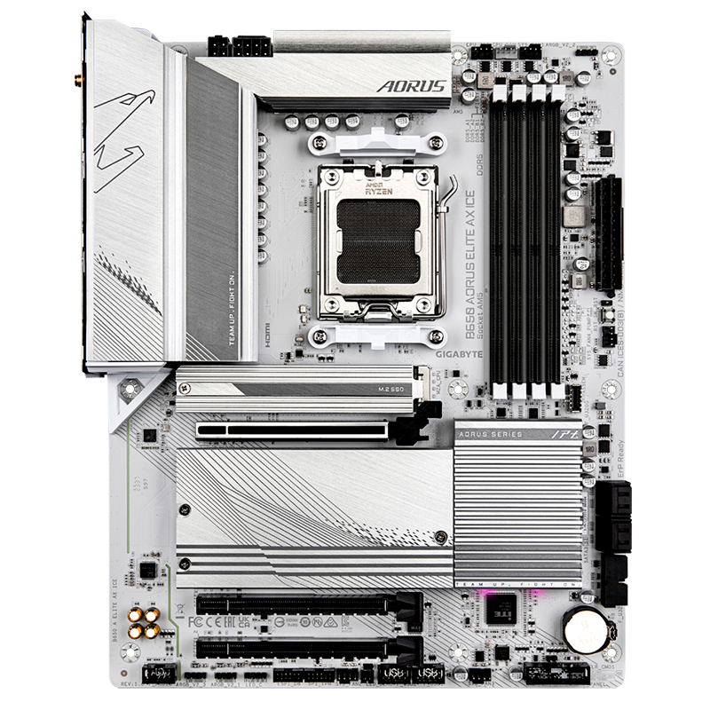 Motherboard Gigabyte B650 AORUS ELITE AX ICE, Chipset AMD B650, Socket AMD AM5, ATX