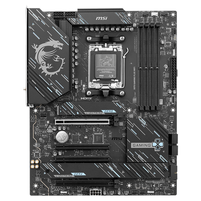 Motherboard MSI X870 GAMING PLUS WIFI, Chipset AMD X870, Socket AMD AM5, ATX