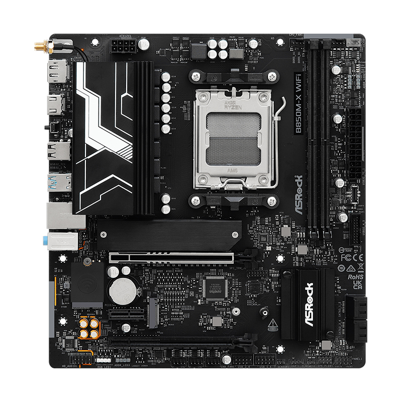 [491818] Motherboard ASROCK B850M-X WiFi R2.0, Chipset AMD B850, Socket AMD AM5, mATX