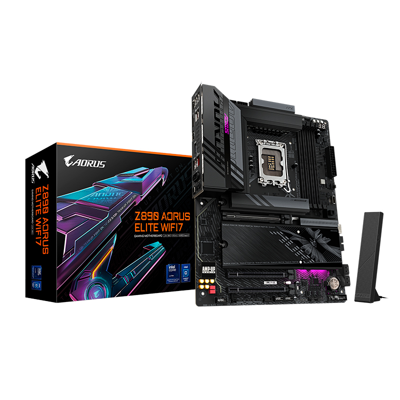 [509788] Motherboard GIGABYTE Z890 AORUS ELITE WIFI7, Chipset Intel Z890, LGA 1851, ATX