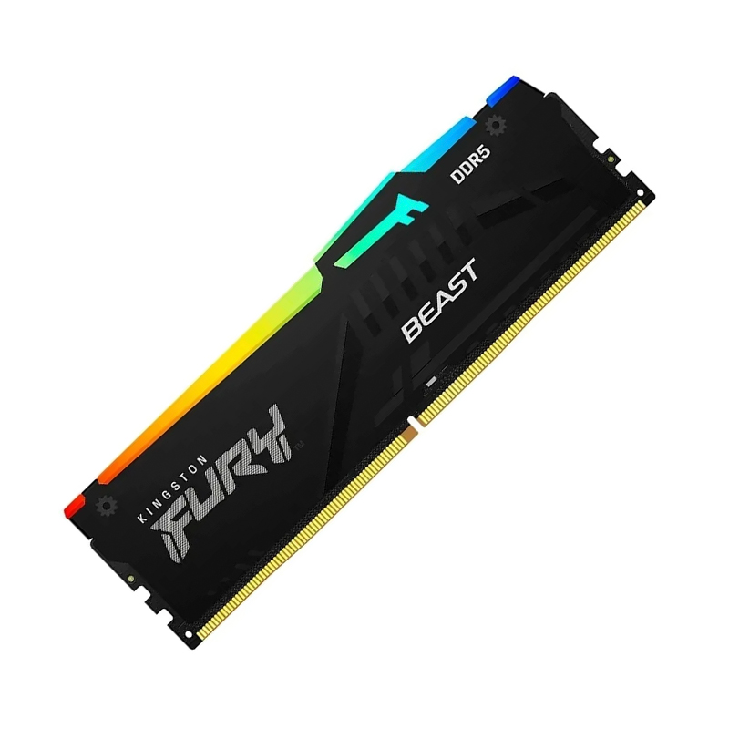 Memoria DIMM Kingston Fury Beast 32GB DDR5-6000, PC5-48000 CL36, 2Rx8, 1.35V, 288-pin, RGB