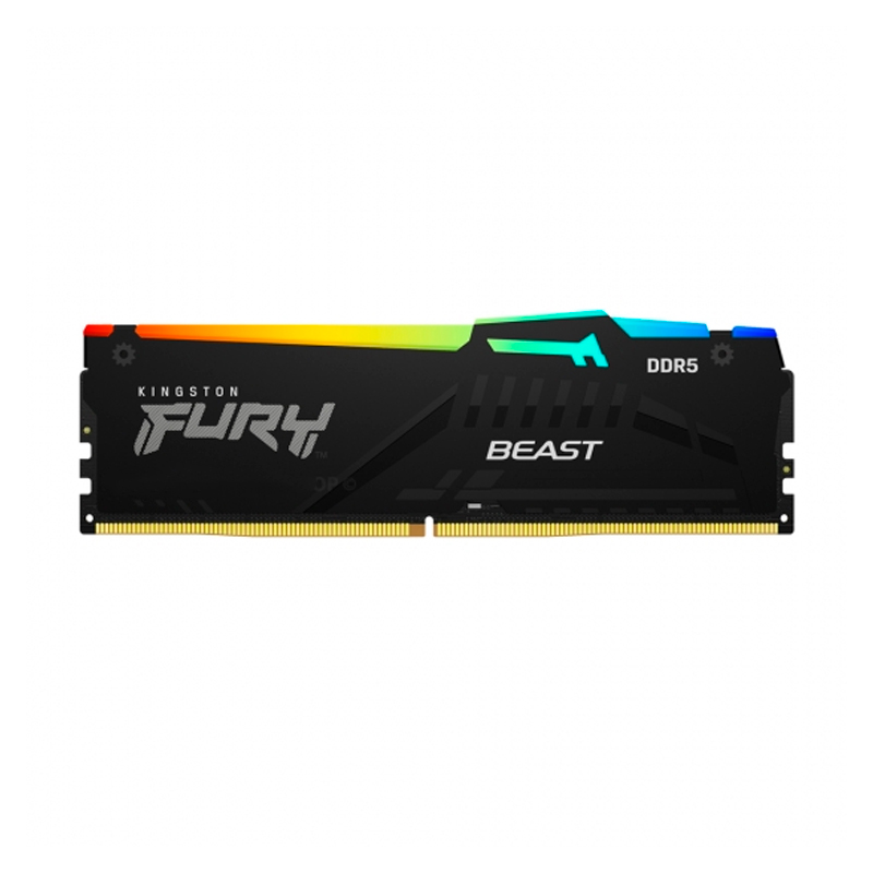 [454579] Memoria Kingston Fury Beast 16GB DDR5-6000MT/s, PC5-48000, CL36, 1.35V, 288-Pin, RGB