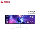Monitor Curvo Gaming TEROS TE-4920G, 49" QD-OLED, 144Hz HDMI, DP, Audio Out, Parlantes