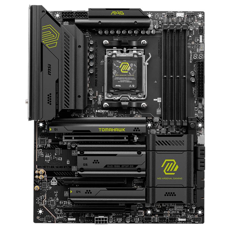 [471643] Motherboard MSI MAG X870E TOMAHAWK WIFI, Chipset AMD X870E, Socket AMD AM5, ATX