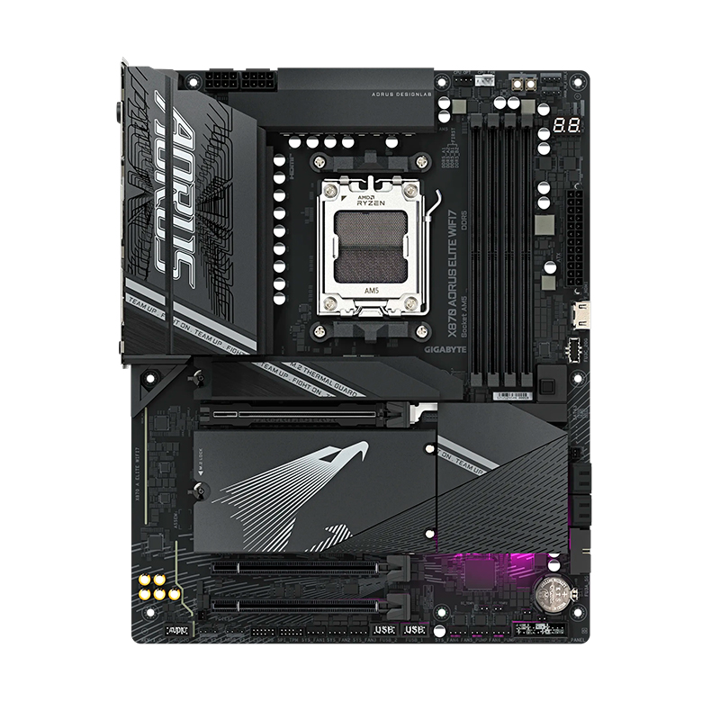 [477330] Motherboard GIGABYTE X870 AORUS ELITE WIFI7, Chipset AMD X870, Socket AMD AM5, ATX