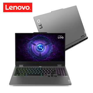 NB Gaming Lenovo LOQ 15IAX9, 15.6" FHD IPS, Core i5-12600HX hasta 4.6GHz, 16GB DDR5