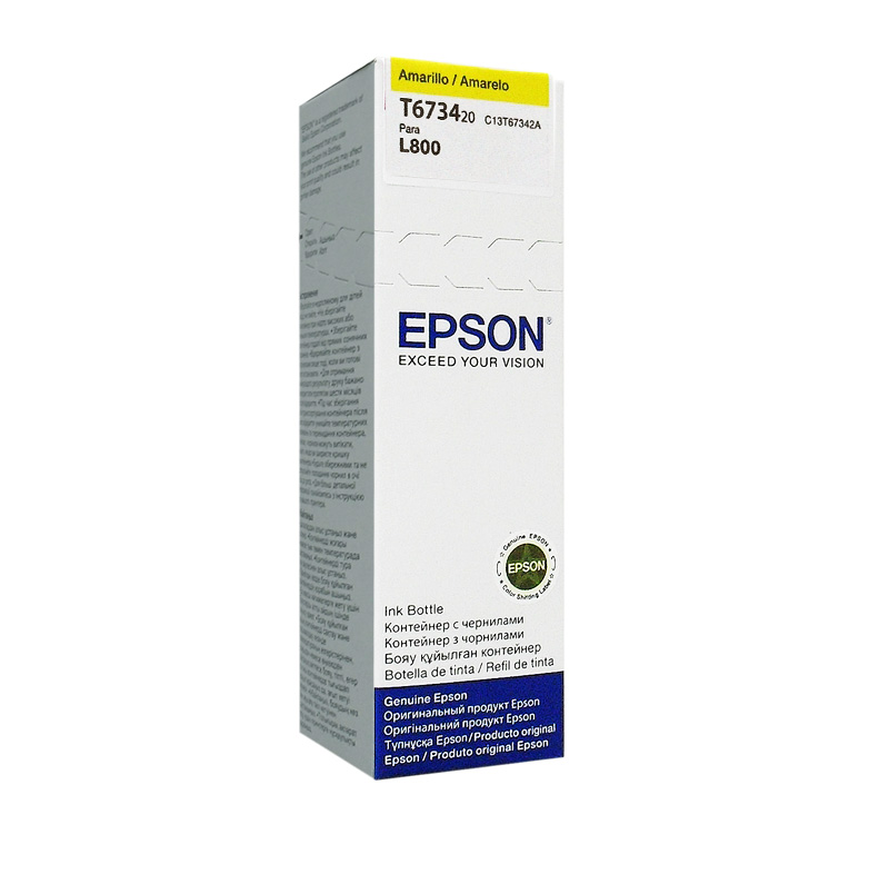 TINTA EPSON L800 AMARILLA