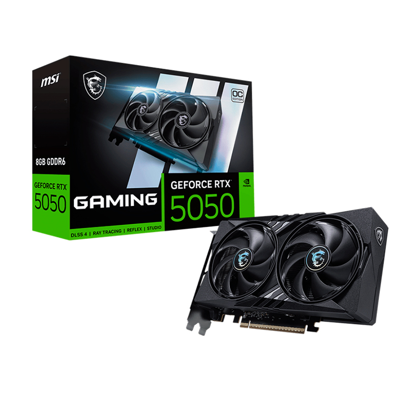 [509280] Tarjeta de video MSI GeForce RTX 5050 8G GAMING OC, 8 GB GDDR6, PCIe 5.0